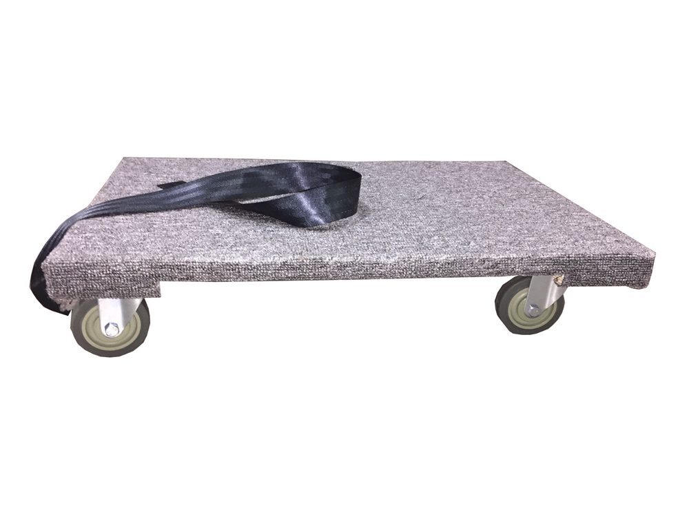 WOODEN 4 WHEEL DOLLY WITH CARPETED TOP – Toronto Trailers